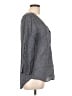 Fred David Gray 3/4 Sleeve Blouse Size L - photo 4