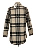 Sundays 100% Polyurethane Plaid Black Gray Coat Size XS (0) - photo 2