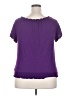 Notations Purple Short Sleeve Top Size 18 Petite - photo 2