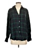 Grayson 100% Lyocell Plaid Green Long Sleeve Button-Down Shirt Size Sm (2) - photo 1
