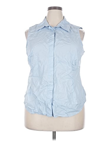 MNG Sleeveless Button-Down Shirt (view 1)