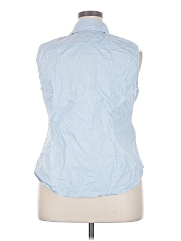 MNG Sleeveless Button-Down Shirt (view 2)