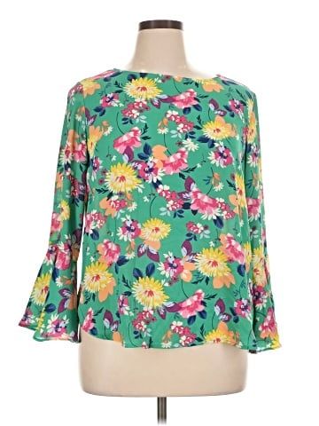Counterparts 3/4 Sleeve Blouse (view 1)