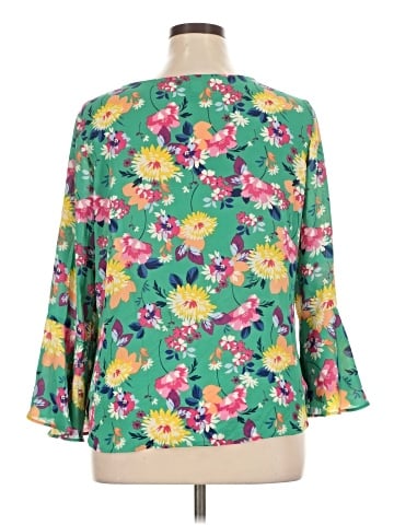 Counterparts 3/4 Sleeve Blouse (view 2)