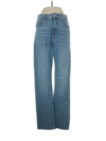 Madewell The '90s Straight Jean in Rondell Wash: Crease Edition (view 1)