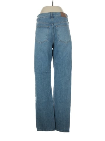 Madewell The '90s Straight Jean in Rondell Wash: Crease Edition (view 2)