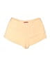 Alice + Olivia Solid Yellow Pink Shorts Size M - photo 1