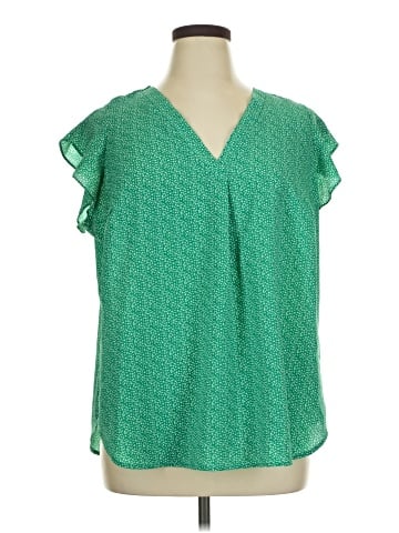 Adrianna Papell Short Sleeve Blouse (view 1)