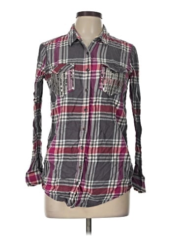 Mudd Long Sleeve Button-Down Shirt (view 1)