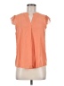 Mine 100% Polyester Orange Sleeveless Blouse Size M - photo 1