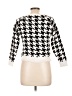 Btween 100% Polyester Houndstooth White Pullover Sweater Size 12 - photo 2
