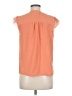 Mine 100% Polyester Orange Sleeveless Blouse Size M - photo 2