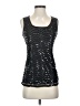 Studio Y 100% Polyester Black Sleeveless Top Size S - photo 1