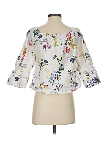 Tanya Taylor 3/4 Sleeve Blouse (view 2)