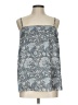 Vince. 100% Cotton Silver Sleeveless Blouse Size L - photo 1