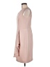 Talbots 100% Polyester Solid Pink Cocktail Dress Size 10 Petite - photo 5