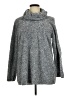 Ethyl 100% Polyester Gray Turtleneck Sweater Size XL - photo 1