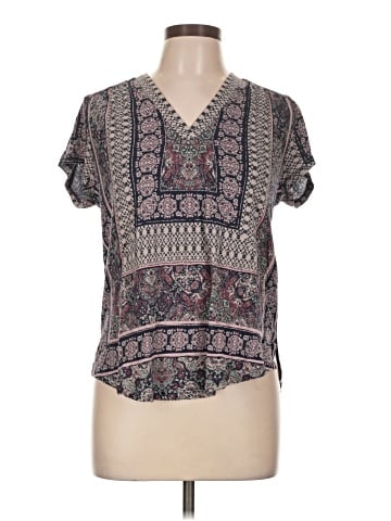 Lucky Brand Short Sleeve Blouse (view 1)