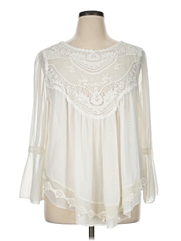 Indigo Thread Co. Long Sleeve Blouse (view 1)
