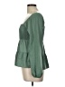 Paper Crane 100% Polyester Green Long Sleeve Blouse Size L - photo 5