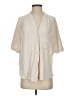 24/7 By Soma Ivory Short Sleeve Blouse Size S - photo 1