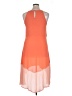 Glamorous 100% Polyester Color Block Orange Casual Dress Size XL (estimated) - photo 2