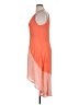 Glamorous 100% Polyester Color Block Orange Casual Dress Size XL (estimated) - photo 5