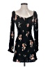 Timing 100% Rayon Floral Black Cocktail Dress Size S - photo 1