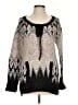 Free People Tweed Black Silver Pullover Sweater Size S - photo 1