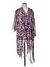 Lularoe 100% Polyester Purple Kimono Size XL - photo 1