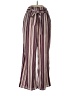 Moon River 100% Polyester Stripes Purple Casual Pants Size L - photo 1