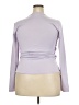 Ann Taylor LOFT Purple Long Sleeve Blouse Size XXL - photo 2