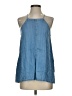 Harper 100% Lyocell Blue Sleeveless Blouse Size S - photo 1