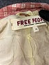 Free People Checkered-gingham Pink Blazer Size XS - photo 6