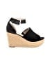 Marc Fisher Black Wedges Size 7 - photo 1