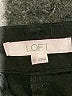 Ann Taylor LOFT 100% Polyester Solid Black Dress Pants Size 6 (tall) - photo 7