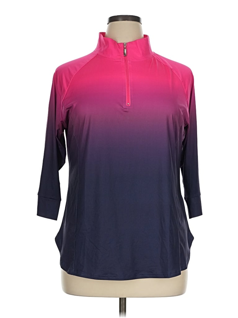 Pre-owned Unbranded Fleece Jacket In Purple