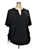 Lands' End Black Short Sleeve Blouse Size 3X - photo 1