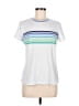 Primary Stripes Silver Short Sleeve T-Shirt Size M - photo 1