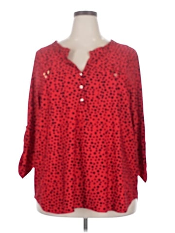 NY Collection 3/4 Sleeve Blouse (view 1)