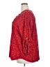 NY Collection Hearts Red 3/4 Sleeve Blouse Size 2X - photo 5