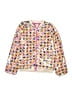Hatley 100% Polyester Hearts Gold Jacket Size 12 - photo 1