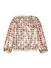 Hatley 100% Polyester Hearts Gold Jacket Size 12 - photo 2