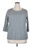 L.L.Bean Tweed Blue 3/4 Sleeve T-Shirt Size 2X - photo 1