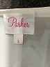 Parker 100% Viscose Chevron-herringbone White Romper Size S - photo 4