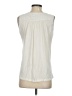 Banana Republic 100% Polyester Ivory Sleeveless Blouse Size XS - photo 2