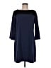 Gap Color Block Blue Casual Dress Size Med Petite - photo 1