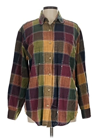 DressBarn Long Sleeve Button-Down Shirt (view 1)