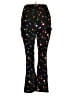 Pop Fit Print Black Casual Pants Size 2X - photo 2