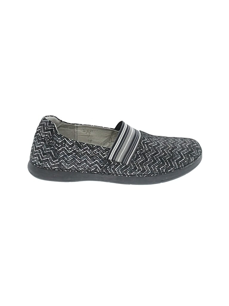 Pre-owned Alegria Flats In Gray